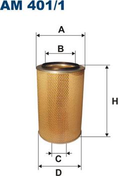 Filtron AM401/1 - Filtru aer parts5.com