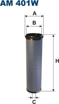 Filtron AM401W - Φίλτρο δευτερεύοντος αέρα parts5.com