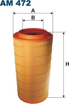 Filtron AM472 - Vzduchový filter parts5.com