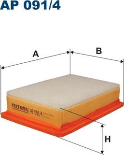 Filtron AP091/4 - Filtru aer parts5.com