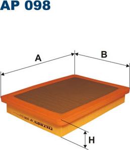 Filtron AP098 - Filtru aer parts5.com