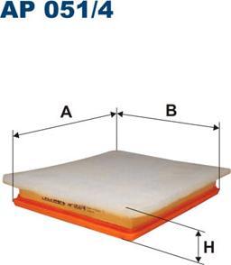 Filtron AP051/4 - Filtr powietrza parts5.com