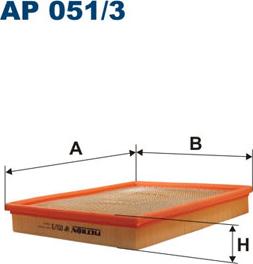 Filtron AP051/3 - Filtru aer parts5.com