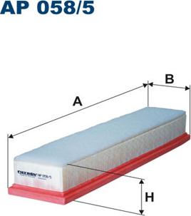 Filtron AP058/5 - Zracni filter parts5.com