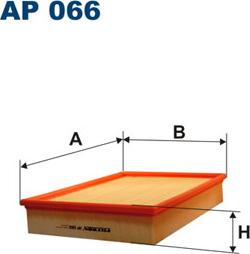 Filtron AP066 - Filtro de aire parts5.com