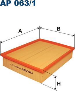 Filtron AP063/1 - Φίλτρο αέρα parts5.com