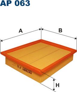 Filtron AP063 - Zracni filter parts5.com