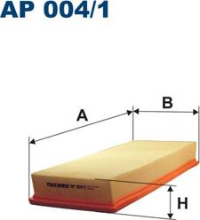 Filtron AP004/1 - Ilmansuodatin parts5.com