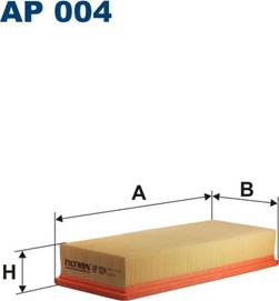 Filtron AP004 - Воздушный фильтр parts5.com