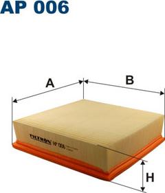 Filtron AP006 - Filtru aer parts5.com