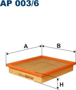 Filtron AP003/6 - Filtru aer parts5.com