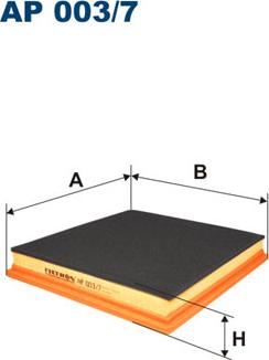 Filtron AP003/7 - Filtru aer parts5.com