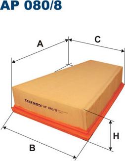 Filtron AP080/8 - Filter za vazduh parts5.com