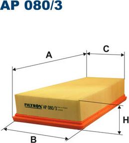 Filtron AP080/3 - Õhufilter parts5.com