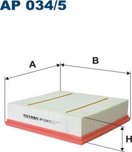 Filtron AP034/5 - Filtru aer parts5.com