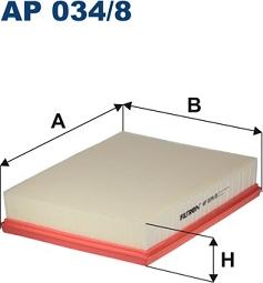 Filtron AP 034/8 - Air Filter parts5.com