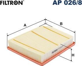 Filtron AP 026/8 - Filtru aer parts5.com