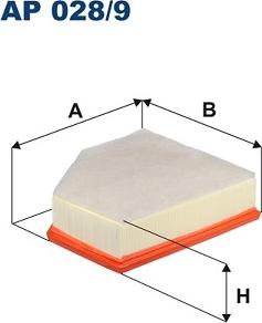 Filtron AP 028/9 - Õhufilter parts5.com