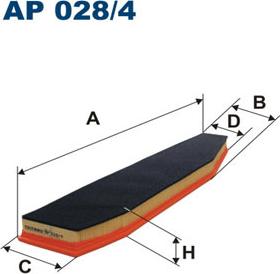 Filtron AP028/4 - Filtro de aire parts5.com