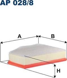 Filtron AP 028/8 - Õhufilter parts5.com