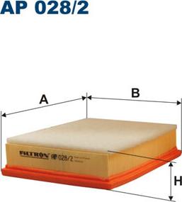 Filtron AP028/2 - Filtru aer parts5.com