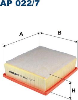 Filtron AP022/7 - Filtro de aire parts5.com