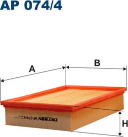 Filtron AP074/4 - Φίλτρο αέρα parts5.com