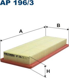 Filtron AP196/3 - Air Filter parts5.com