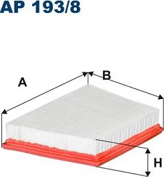 Filtron AP 193/8 - Filtr powietrza parts5.com