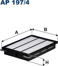 Filtron AP197/4 - Filtru aer parts5.com