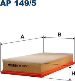 Filtron AP149/5 - Filtru aer parts5.com