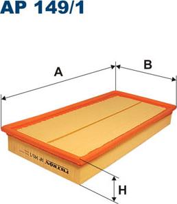 Filtron AP149/1 - Zracni filter parts5.com