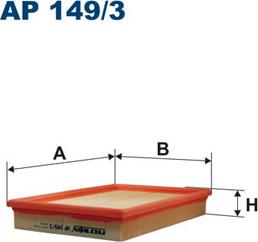 Filtron AP149/3 - Vzduchový filter parts5.com