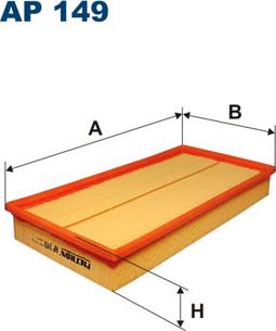 Filtron AP149 - Air Filter parts5.com