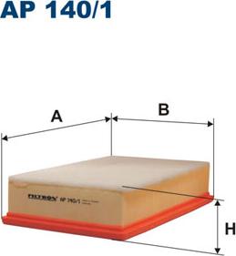 Filtron AP140/1 - Filtru aer parts5.com