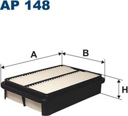 Filtron AP148 - Filtru aer parts5.com