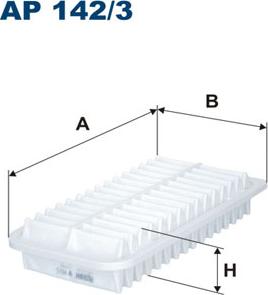 Filtron AP142/3 - Filtr powietrza parts5.com