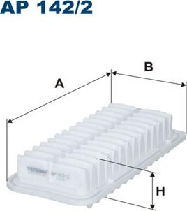 Filtron AP142/2 - Filtru aer parts5.com