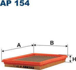 Filtron AP154 - Filtro de aire parts5.com