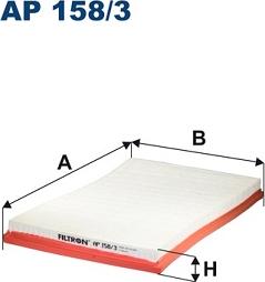 Filtron AP158/3 - Vzduchový filtr parts5.com