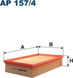 Filtron AP157/4 - Air Filter parts5.com