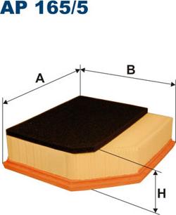 Filtron AP165/5 - Air Filter parts5.com