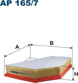 Filtron AP165/7 - Légszűrő parts5.com