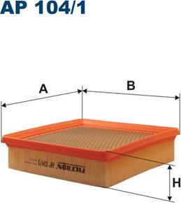 Filtron AP104/1 - Въздушен филтър parts5.com