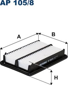 Filtron AP 105/8 - Φίλτρο αέρα parts5.com