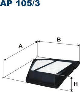 Filtron AP105/3 - Filtru aer parts5.com