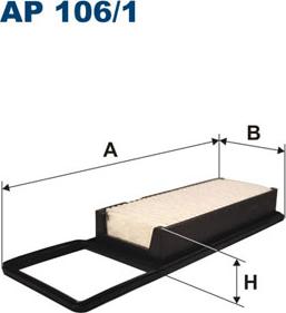 Filtron AP106/1 - Filtru aer parts5.com