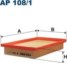 Filtron AP108/1 - Filtru aer parts5.com