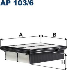 Filtron AP 103/6 - Въздушен филтър parts5.com