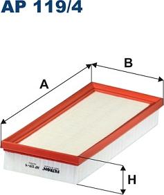 Filtron AP 119/4 - Φίλτρο αέρα parts5.com